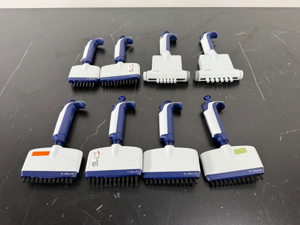 Image of Rainin Pipet-Lite XLS Multichannel Pipettes - Quantity 9